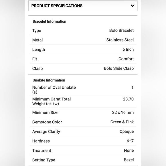 Unakite and Green Austrian Crystal Bracelet - Picture 16 of 16